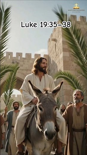 Jesus Rode Into Jerusalem On A Donkey