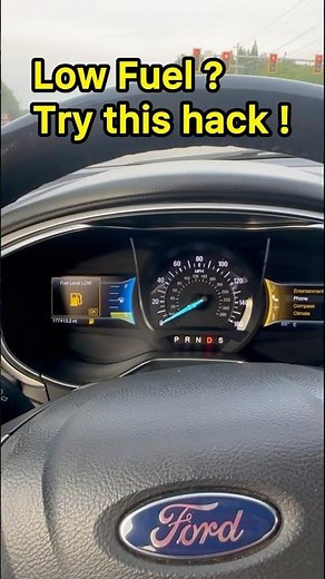 Low Fuel quick and easy solution. #lowfuel #hack #dailyshorts #viral #cars #mechanic #funny