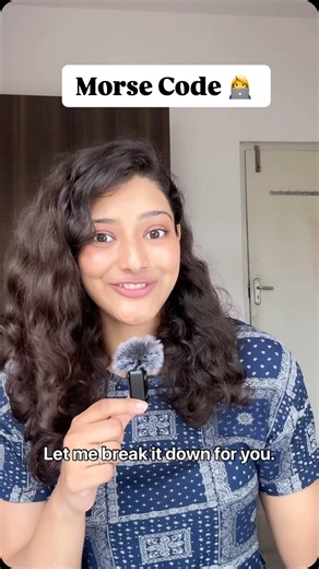 Navya on Instagram: "• — • — • Before Wi-Fi, Bluetooth, or even telephones — there was Morse Code. Invented in the 1830s by Samuel Morse and Alfred Vail, this system of dots (•) and dashes (—) changed the way humans communicated forever. Each letter, number, or symbol is encoded in a sequence of short and long signals — designed to be sent over telegraph wires, radio frequencies, or even light signals (like in naval communication). It was the first true form of digital communication — binary at 