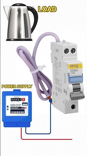 Safe and Easy RCBO Wiring Tutorial (Electronic Type).#shorts ‪@MRINDIANHACKER‬
