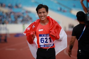 SEA Games: Calvin Quek is 1st S'pore man to win 400m hurdles medal since 1969