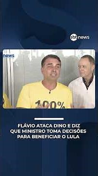 Flávio Bolsonaro attacks Dino: "He makes decisions to benefit Lula" | #SBTNews