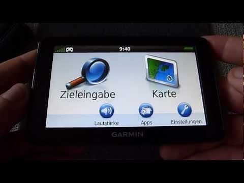 Garmin nüvi 2595LMT (Menü & Einstellungen)