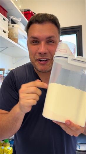 Minha dispensa ficou incrível com esses potes herméticos ❤️