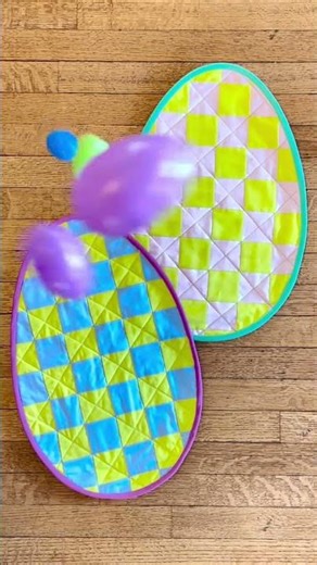 Sew an Egg-Shape Easter Place Mat!