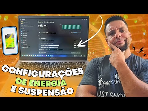 COMO AJUSTAR AS CONFIGURAÇÕES DE ENERGIA E SUSPENSÃO NO WINDOWS 11