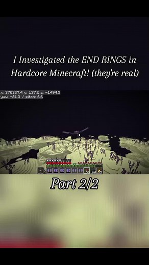 I Investigated the END RINGS in Hardcore Minecraft! (they're real) #trening #viral #foryoupage #minecraft #foryou