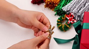 100 Pieces Pipe Cleaners Chenille Stem, Glitter Green Pipe Cleaners Set for Pipe Cleaners DIY Arts Crafts Decorations, Chenille Stems Pipe Cleaners (Glitter Green)