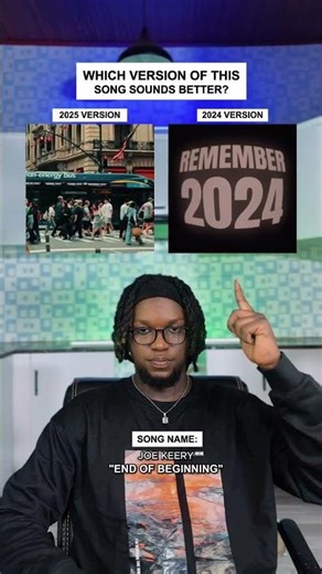 Which Version Of This Song Sounds Better? Djo "End of Beginning" #shorts