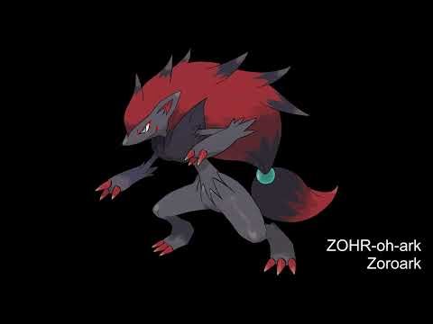 How to Pronounce Zoroark (American English) Generation 5