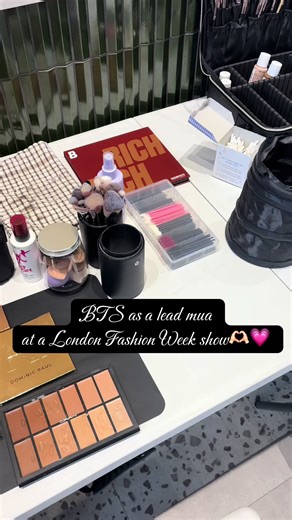 BTS as Lead MUA at London Fashion Week: Behind the Scenes