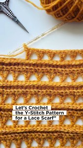 8.6K views · 1.4K reactions | Crochet Stitch – Y Stitch A very fast, long stitch that creates an awesome texture for crochet work  I crocheted an amazing shawl using this stitch. A full tutorial for the shawl will be available tomorrow on my website Happy Crocheting, Love you all, Lena ❤️ | TheMailoDesign | Facebook
