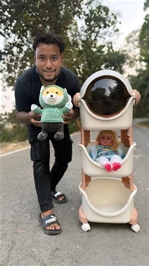 JD Fresh 3 Tier Spaceman Storage Organizer For Outdoor Unboxing And Fitting