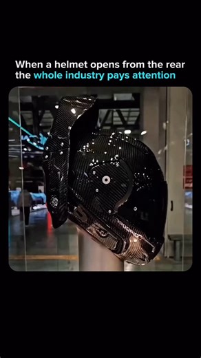 Technology / Gadgets / Tools | When a helmet opens from the rear… the whole industry stops and stares 🪖🔥 Meet the **CrossHelmet X1-Nova** (2025 edition): - Rear-hinge... | Instagram