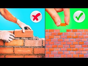 Building Tiny House and Mill with Little Bricks. With Autonomous Power Supply