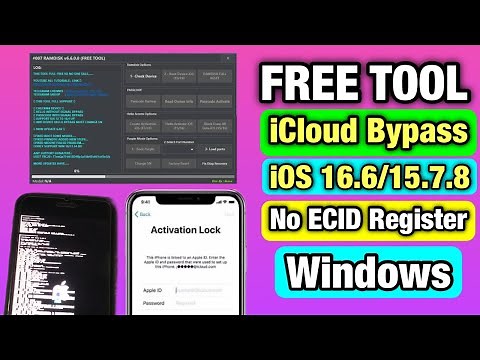 FREE Unlock iCloud Activation iOS 16.6 - iOS 15.7.8 iPhone/iPad/iPod By 007 Ramdisk
