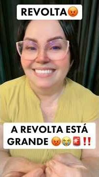 A revolta está grande