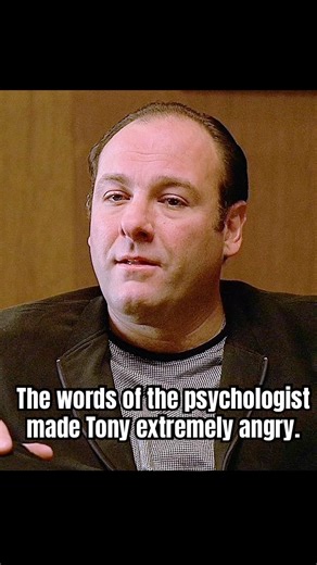 The words of the psychologist made Tony extremely angry. #foryou #thesopranos #shorts #drama