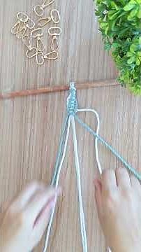 Double Color Spiral Knot | Easy Macrame Knot Tutorial