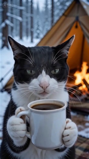 治愈的猫猫露营，kitten camping
