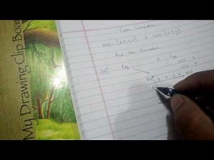 Cross correlation example