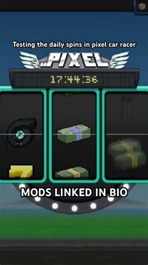 Infinite Daily Wheel Spins in Pixel Car Racer #shorts #cars #pixelcarracer