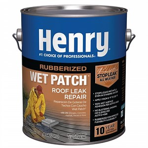Reviews for Henry 208R Rubberized Wet Patch Black Roof Leak Repair Sealant 0.90 gal. | Pg 1 - The Home Depot