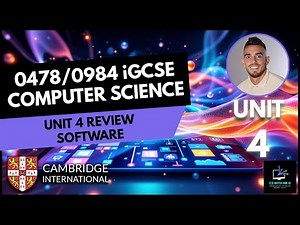 0478/0984 iGCSE Computer Science – Unit 4 Review: Software - Operating Systems Programming Languages