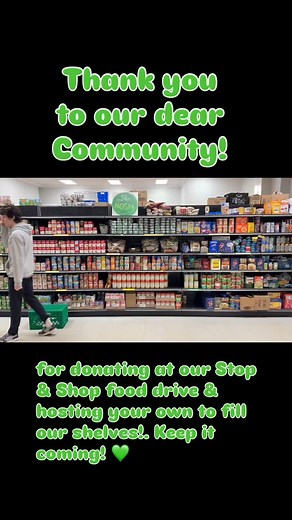 To register your big or small food drive, please go to events@noshdelivers.org You’ve all been amazing ! 💚 | NOSH Delivers