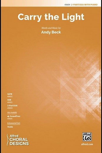 Carry the Light Accompaniment Track - Andy Beck (preview) #choraltracks