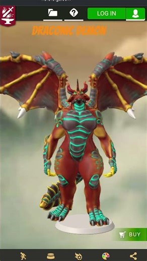 Draconic Demon (Hero Forge OC) #heroforge