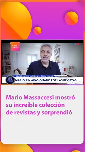 El periodista Carlos "Cuchi" Prat fue hasta la casa del conductor, quien reveló su espectacular hobby con piezas únicas. Video gentileza: TN 🔗 Mirá la nota completa en Ciudad.com o link en bio #Espectáculos #MarioMassaccesi | Ciudad Magazine