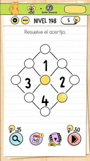 Nivel 198 Brain test