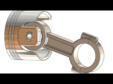 SolidWorks Tutorial #202: Piston (ver. 2)