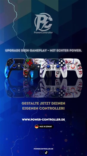 www.power-controller.de #customcontroller #gamerdeutschland #ps5 #personalisiert #gamingsetup