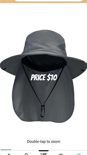 Sun Hats for Men Women with Neck Flap UPF 50+ UV Protection Wide Brim Bucket Hat Safari Hiking Fishi