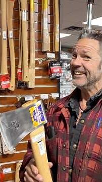 Axe Shopping at The Saw Shop #logger #timberfaller #axes #firewood #splittingaxe #arvika