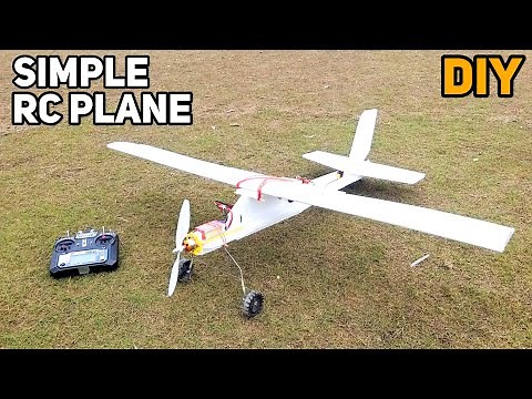 How to make Simple RC Trainer Plane for Beginners