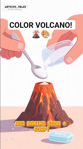 RAINBOW VOLCANO ERUPTION! 🌋✨ | Fun STEM Experiment