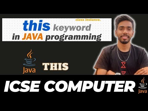 This keyword Computer Class 10 ICSE Crash course java 10