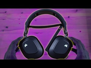 CORSAIR HS80 RGB WIRELESS DOLBY ATMOS PREMIUM GAMING HEADSET UNBOXING PREVIEW