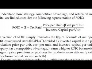 Corporate Valuation Problems with ROIC Formula