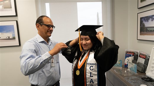 How a family emergency led to a career change for a student this UTEP fall graduation