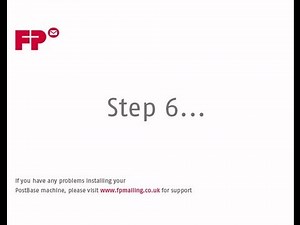 PostBase franking machine install Step 6