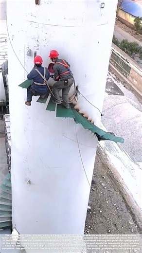 Ascending the Steel: The Welded Ladder That Maintains the Sky's Harvest