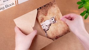 100 Pcs Blank Greeting Cards 4x6, Blank Cards, 10 Designs, Perfect Stationary Set for All Occasions with Matching Rustic Envelopes and Stickers (Black Cat)