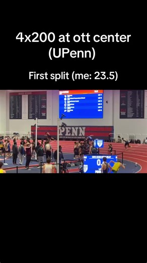 4x200 Meter Relay Highlights at UPenn Indoor Track