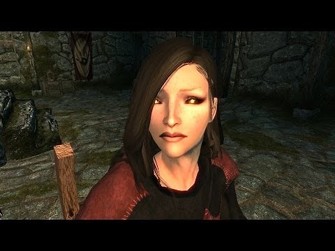 Skyrim - Babette The Vampire (RANDOM ENCOUNTER)