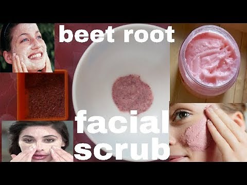 Diy beet root(chiqandar) powder facial scrub. Get soft and healthy skin