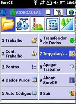 SurvCe - Importar/Exportar